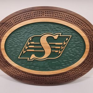 Saskatchewan Roughriders Cribbage Board