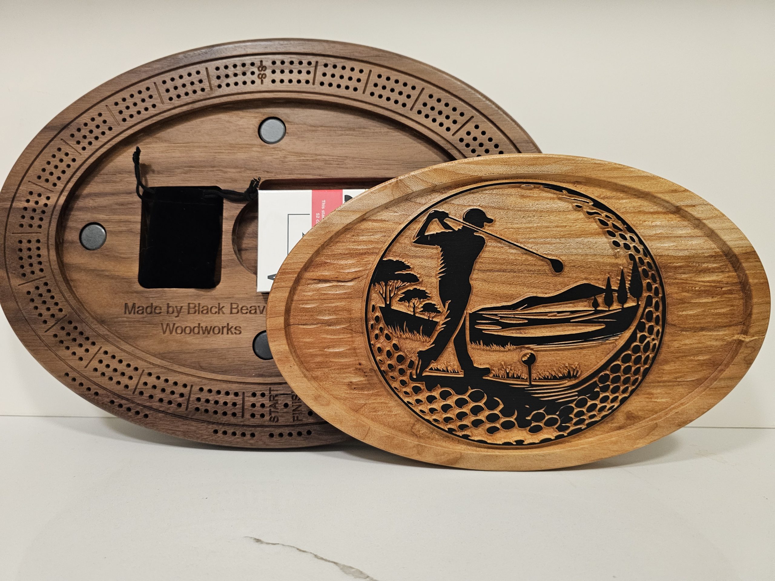 Golfer Natural Wood - Image 2