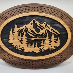 Mountains & Water Black