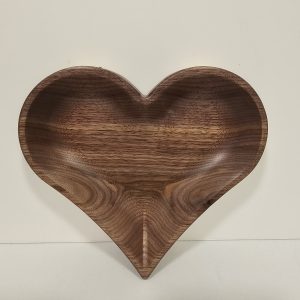 Heart Made Of Black Walnut