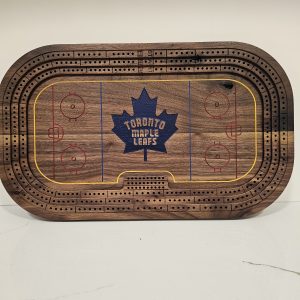 Toronto Maple Leafs Cribbage Board