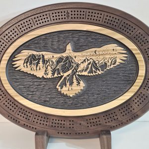 Black Eagle Cribbage Board