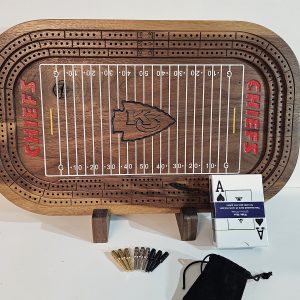 Kansas City Chiefs Stadium Cribbage Board