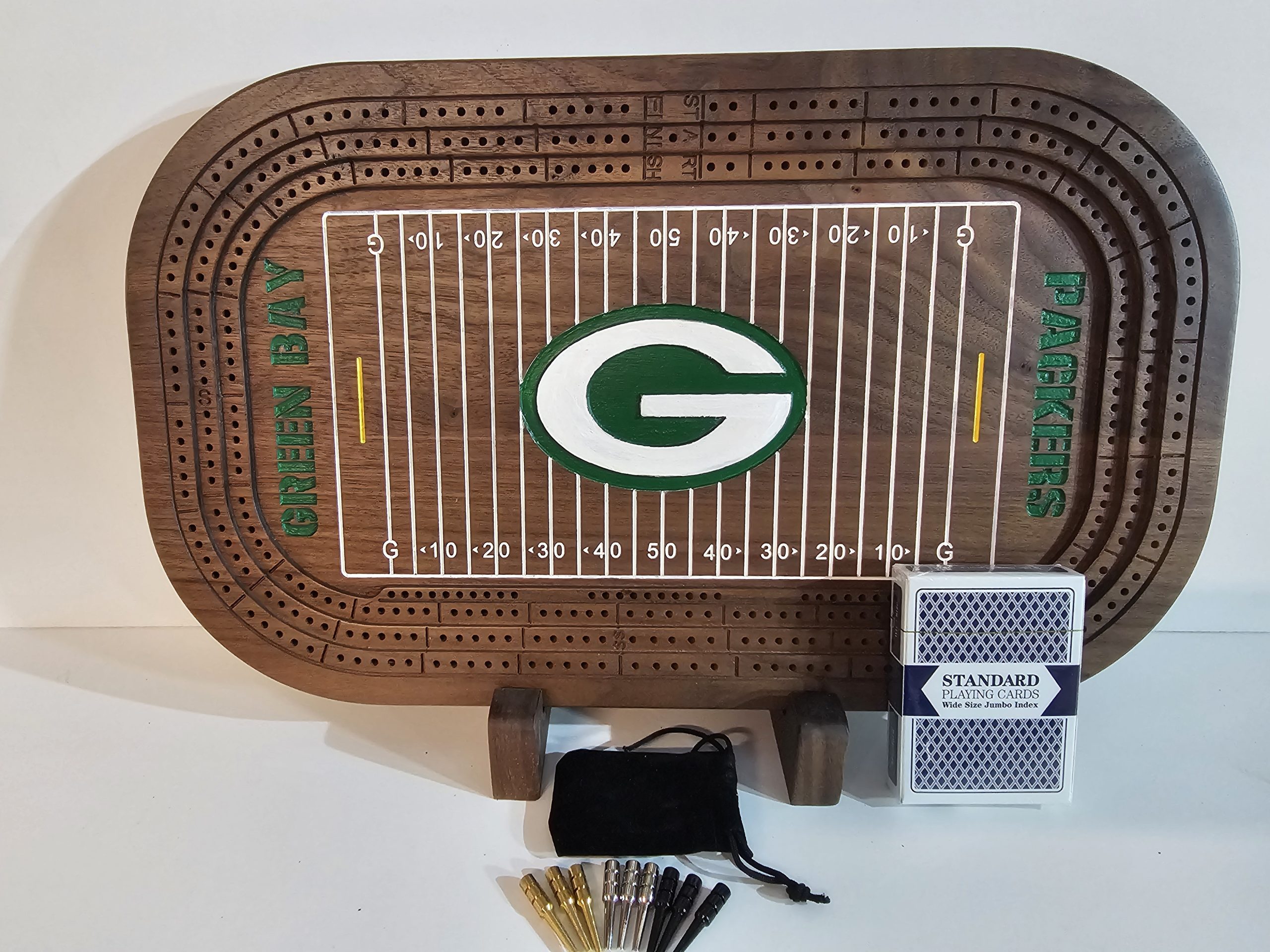 Green Bay Packers Stadium Cribbage Board