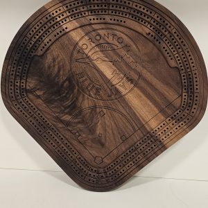 Blue Jays Baseball Diomand Cribbage Board