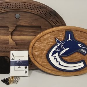 Vancouver Canucks #3 Cribbage Board