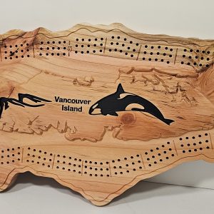Vancouver Island Cribbage Board