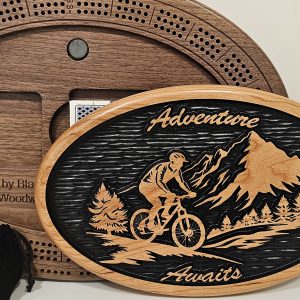 Mountain Biker Cribbage Road